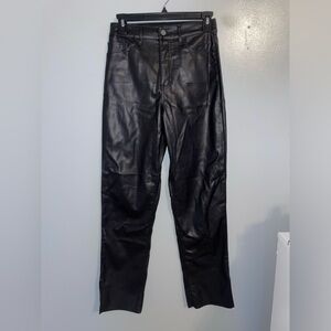Express leather pants